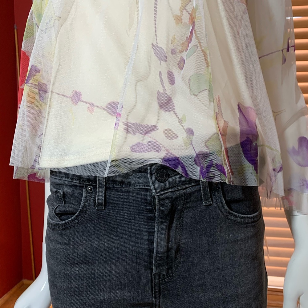 Sweet Pastel Ruffle Blouse - Picture 2 of 6